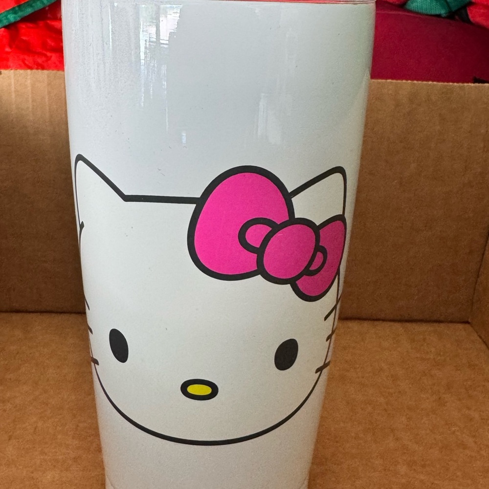 Hello Kitty White and Pink Tumbler and Mug set